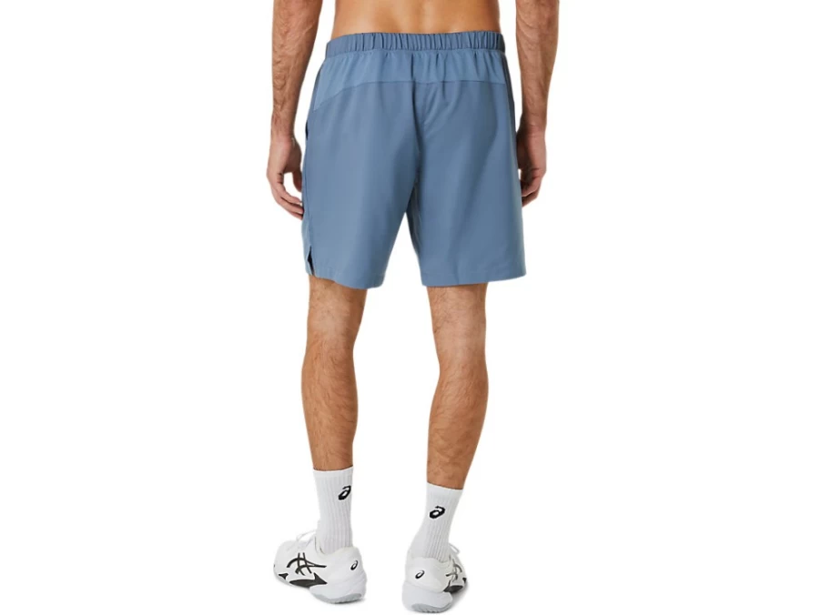 ASICS Men's Steel Blue Court 9-Inch Shorts for Tennis & Active Wear
