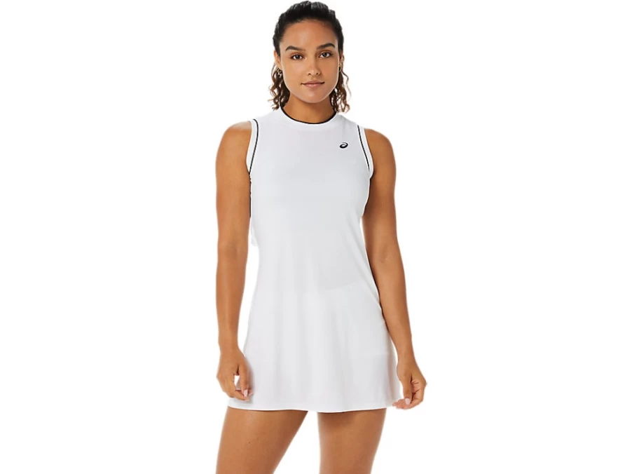 ASICS Women's Brilliant White Dress - Elegant & Comfortable Women's Apparel