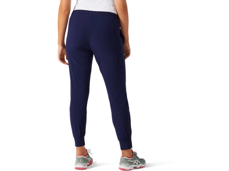 ASICS Women's Peacoat Match Woven Pant - Comfortable Athletic Trousers for Training & Running