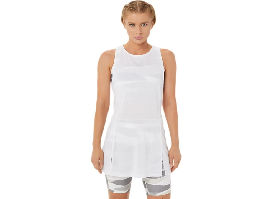 ASICS Women's STRONG 92 Dress - Brilliant White Athletic Wear