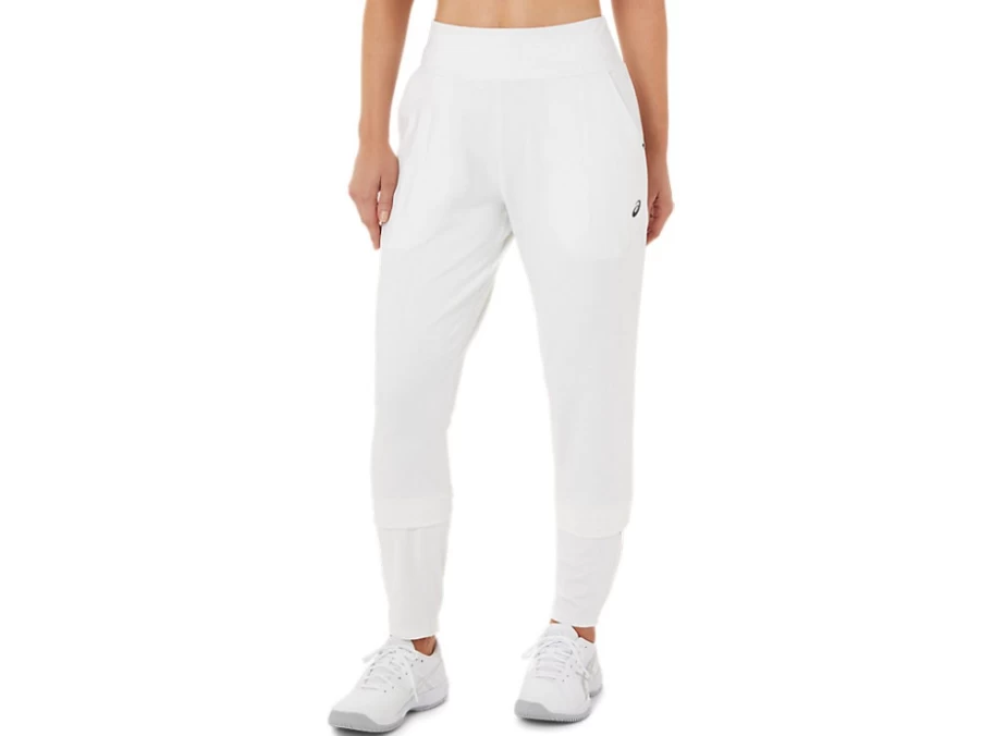 ASICS Women's Tennis Pant in Brilliant White/Performance Black - High-Performance Athletic Pants