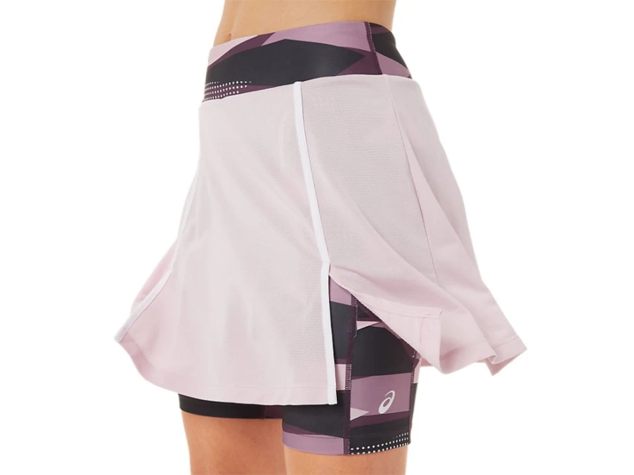 ASICS Women's STRONG 92 Skort Tennis Shorts - Barely Rose Color, High-Performance Athletic Skirt for Women