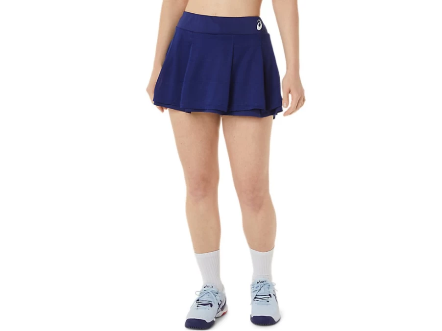 ASICS Women's Dive Blue Match Skort – Athletic Tennis Skirt with Shorts for Women