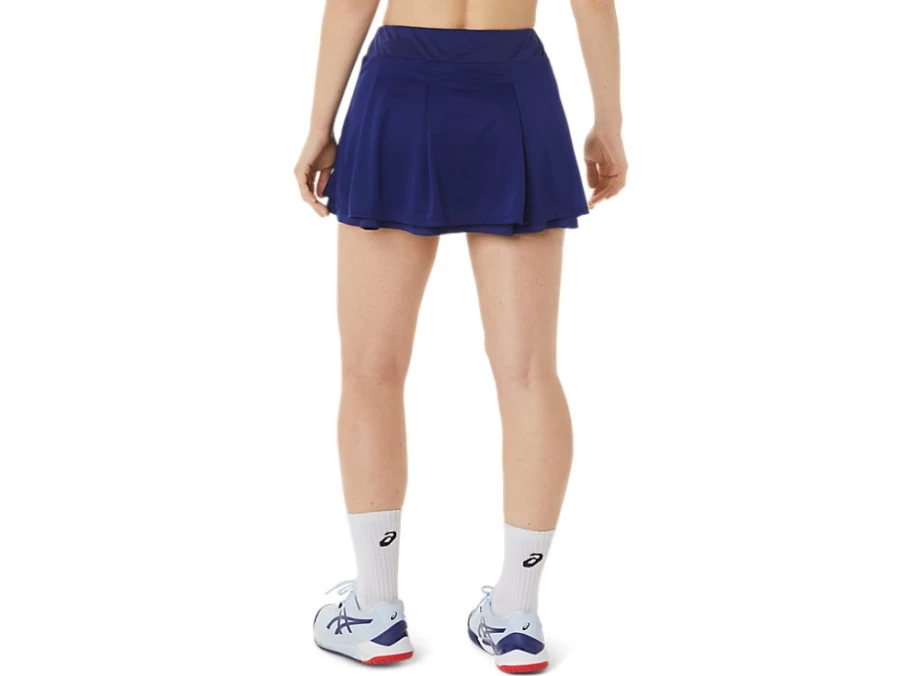 ASICS Women's Dive Blue Match Skort – Athletic Tennis Skirt with Shorts for Women