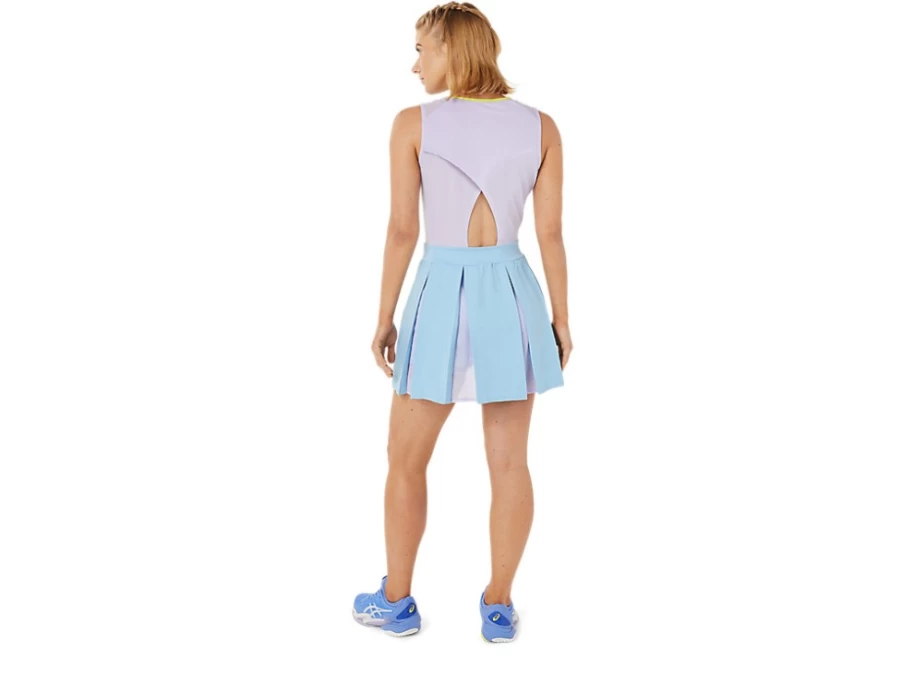 ASICS Women's Arctic Sky Match Dress - Lightweight Tennis Dress for Women