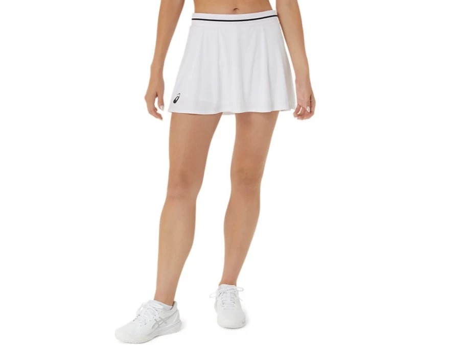 ASICS Women's Brilliant White Match Skort - Tennis & Athletic Skirt Shorts for Women