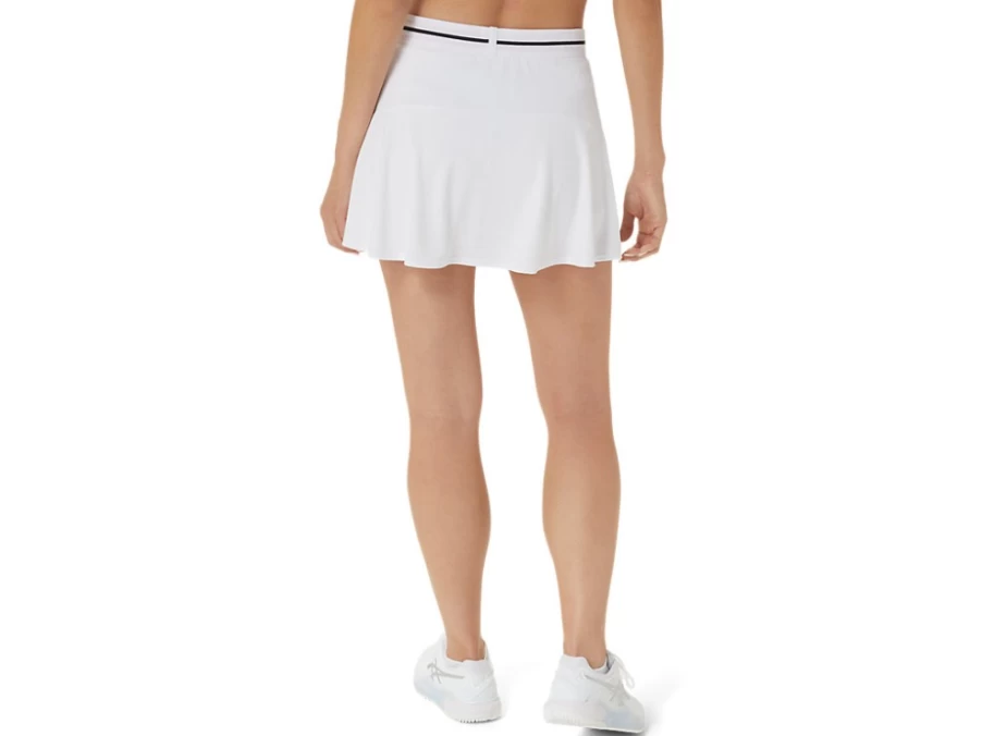 ASICS Women's Brilliant White Match Skort - Tennis & Athletic Skirt Shorts for Women