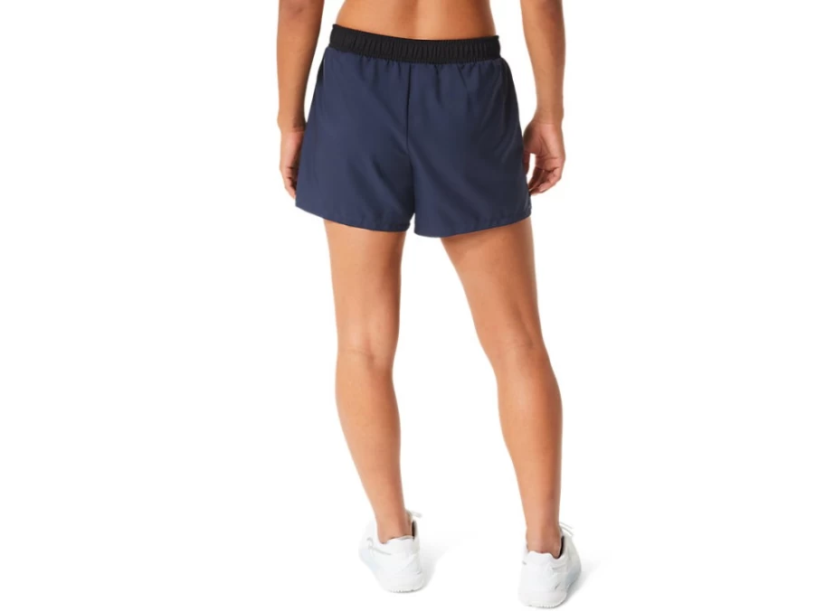 ASICS Women's Court Short Tennis Skirt - Midnight Blue Athletic Shorts for Women