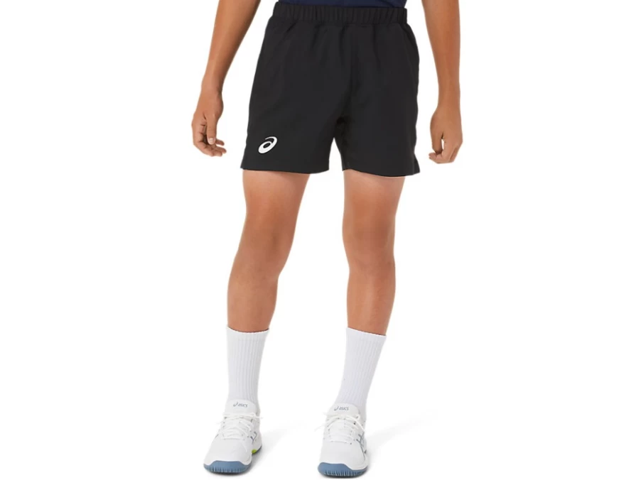 ASICS Kids' Performance Black Tennis Shorts for Boys & Girls