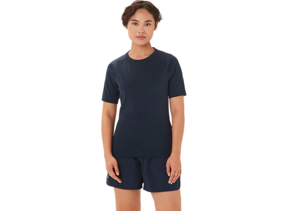 ASICS Women's Team Navy 2-Piece Wrestling Top – Performance Compression Outfit