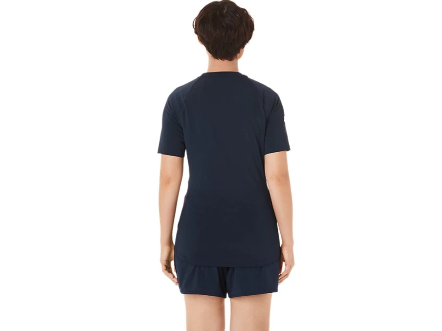 ASICS Women's Team Navy 2-Piece Wrestling Top – Performance Compression Outfit