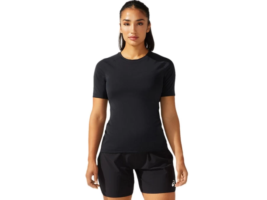 ASICS Women's Team Black 2-Piece Wrestling Top - Breathable Performance Outfit