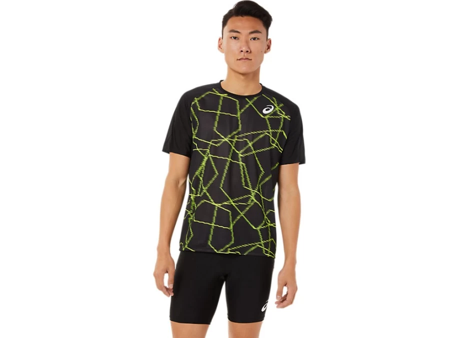 ASICS Men's Performance Black Lightweight Short Sleeve Top