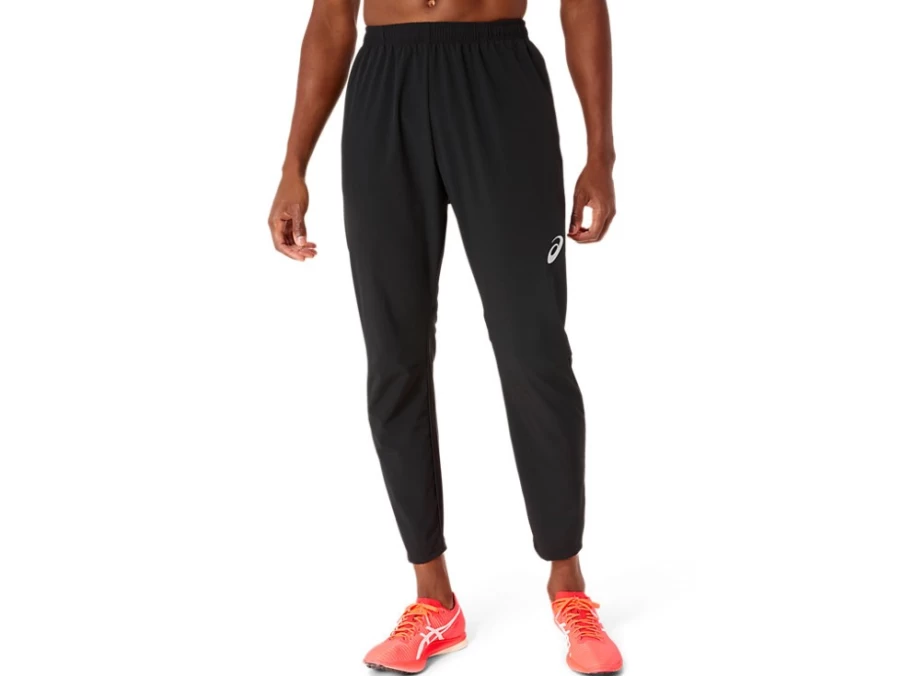 ASICS Men's Performance Black Hybrid Stretch Woven Pant