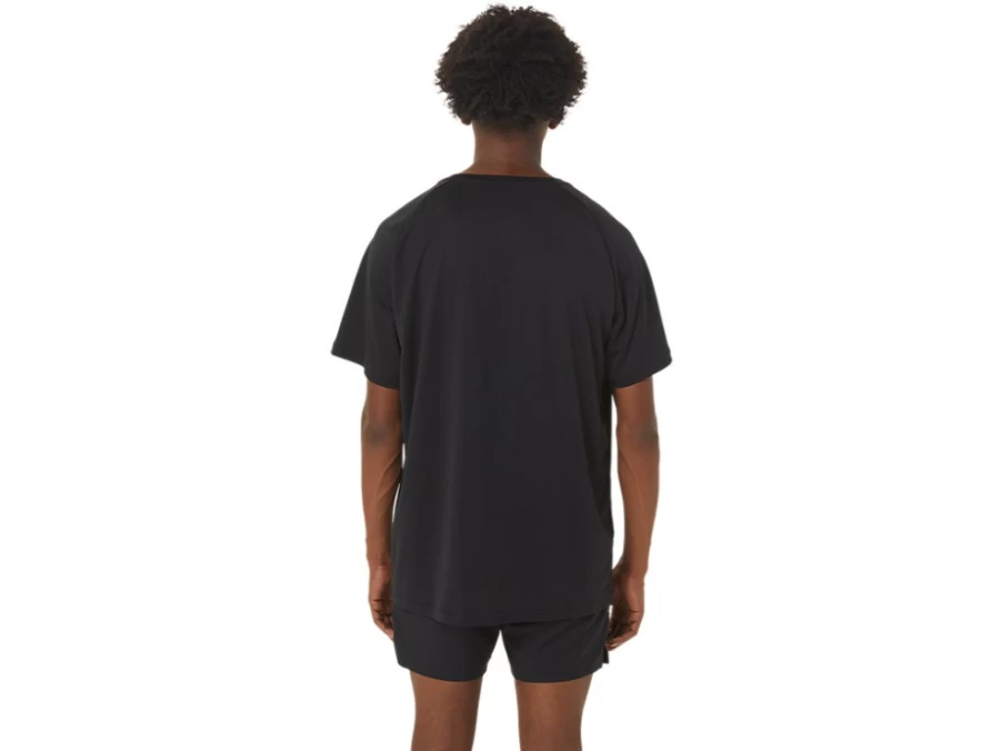 ASICS Men's Performance Black Finish Line Graphic Short Sleeve T-Shirt