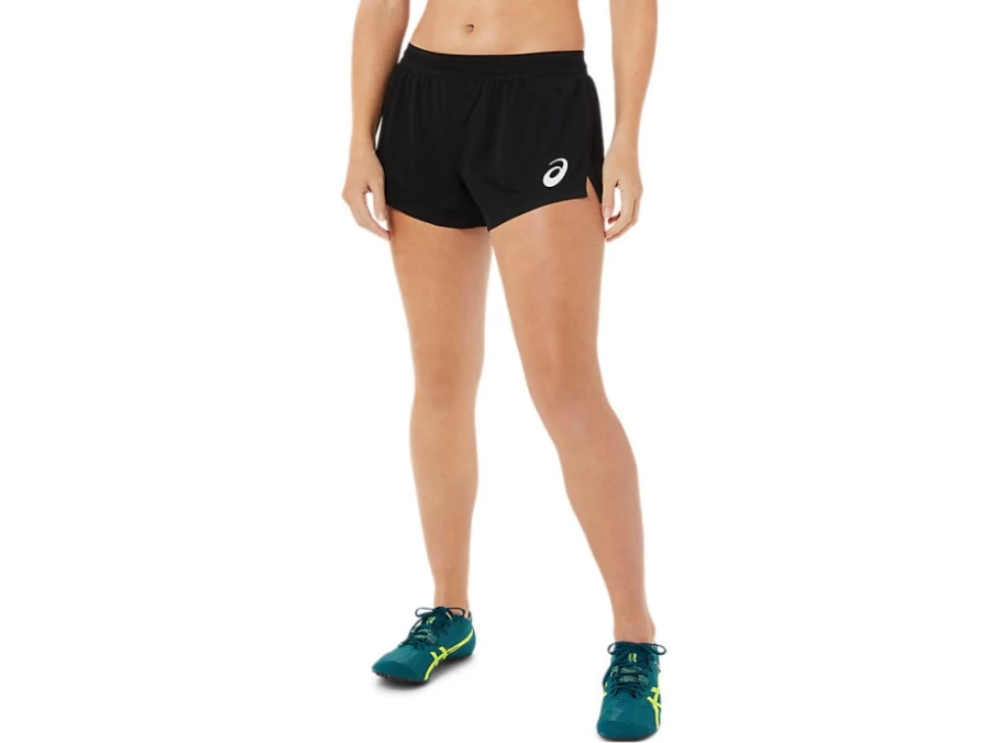 ASICS Women's Performance Black Lightweight Knit Shorts for Running & Training