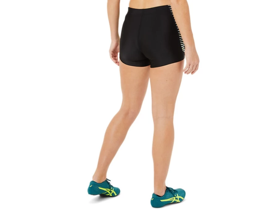 ASICS Women's Performance Black Track Hot Pant Running Shorts