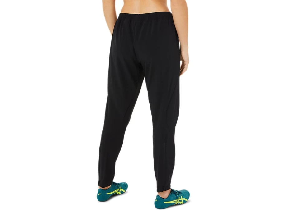 ASICS Women's Performance Black Stretch Woven Pants - Comfortable Athletic Trousers