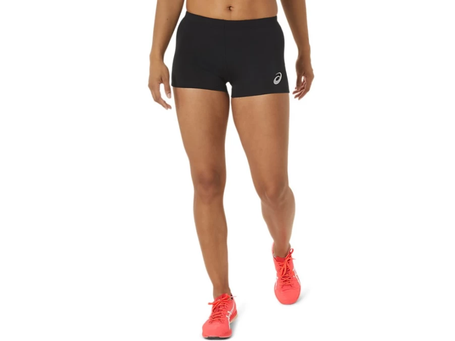 ASICS Women's Performance Black Track Hot Pants - Running Shorts for Women