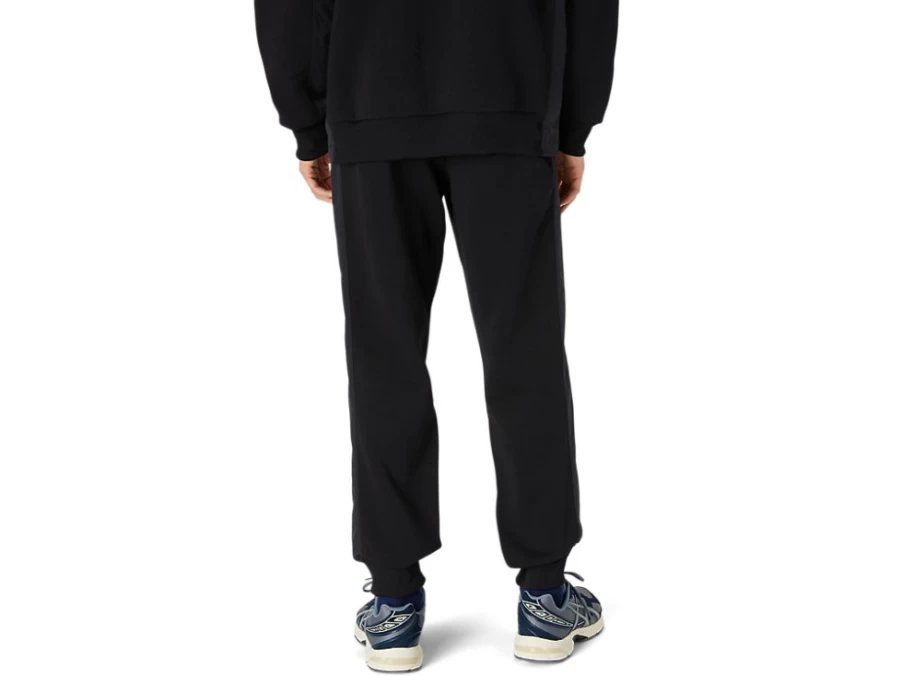 ASICS Men's Performance Black Brushed French Terry Sweatpants