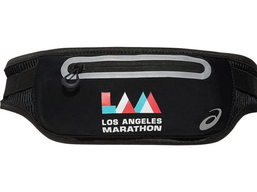 ASICS Unisex Performance Black Lam Waistpack – Lightweight & Durable Crossbody Bag