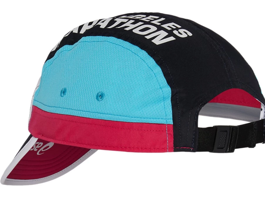 ASICS Unisex Multi-Color LAM 5-Panel Cap | Sporty & Versatile Snapback