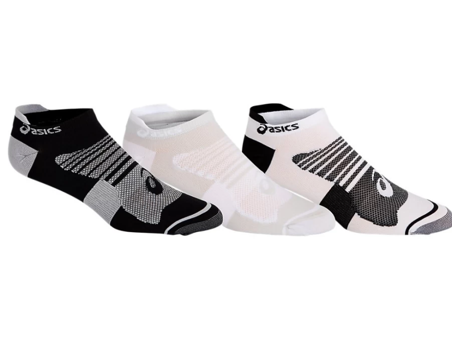 ASICS Unisex Quick Lyte Plus 3-Pack Sneakers in Brilliant White/Performance Black