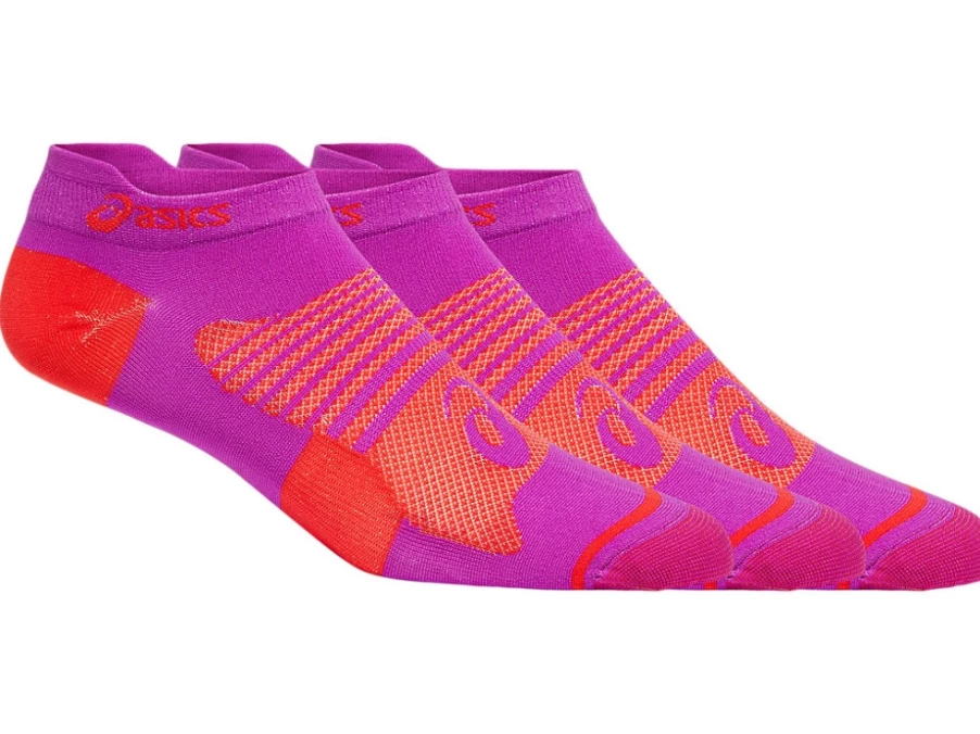 ASICS Women's Quick Lyte Plus 3-Pack Sneakers in Orchid/Red Alert - Lightweight Running Shoes