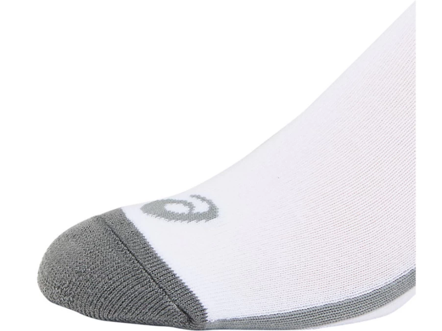 ASICS PERFORMANCE 2 NO SHOW Socks Unisex Brilliant White Athletic Low-Cut Sneaker Socks