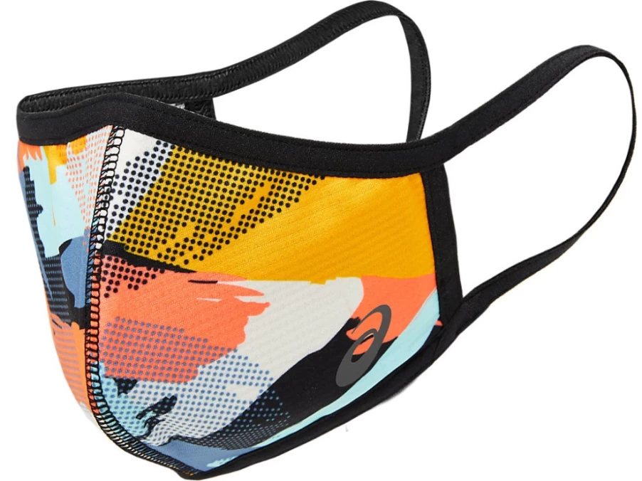 ASICS Unisex Performance Black Face Cover - Breathable & Comfortable Sports Mask