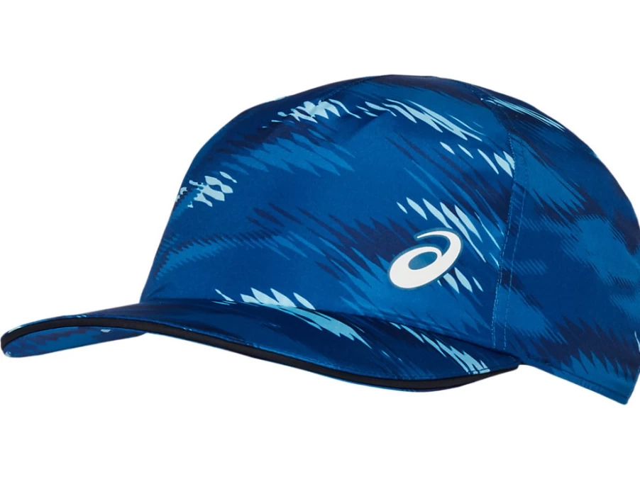 ASICS Unisex Directoire Blue Graphic PF Cap - Casual Adjustable Baseball Hat