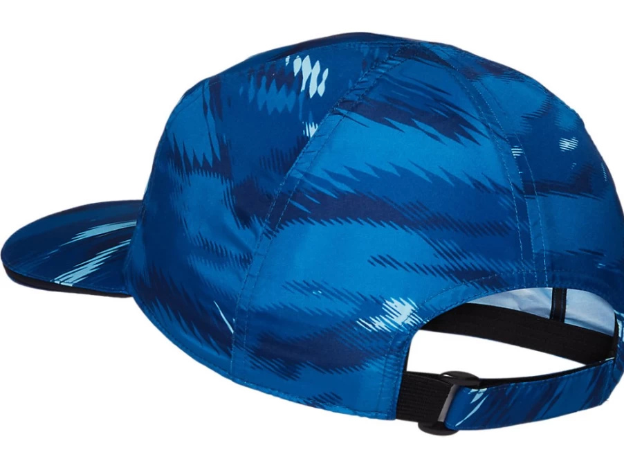 ASICS Unisex Directoire Blue Graphic PF Cap - Casual Adjustable Baseball Hat