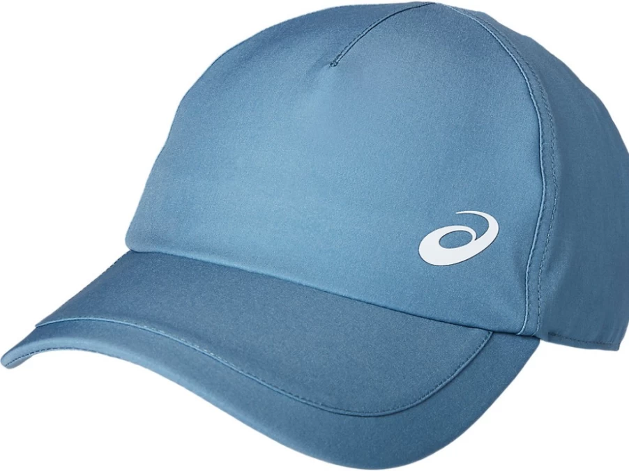 ASICS Unisex Steel Blue Performance Cap - PF Casual Adjustable Hat for Men & Women