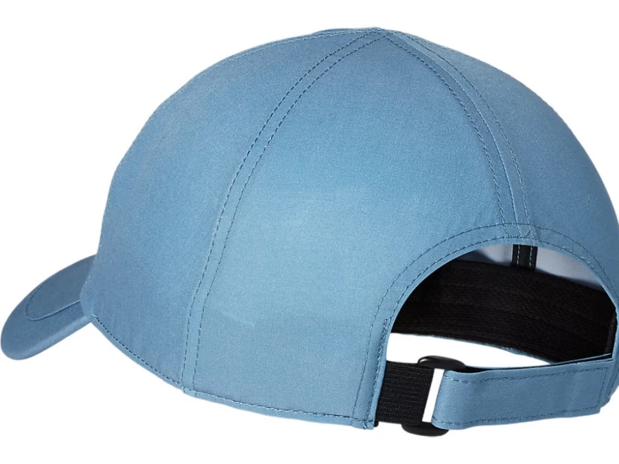 ASICS Unisex Steel Blue Performance Cap - PF Casual Adjustable Hat for Men & Women