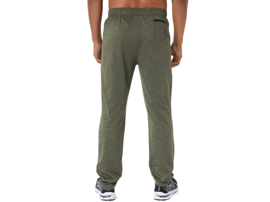 ASICS Men's FP Pant - Mantle Green Spacedye Running Trousers