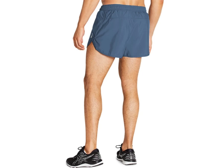 ASICS Men's Storm Blue Split Running Shorts