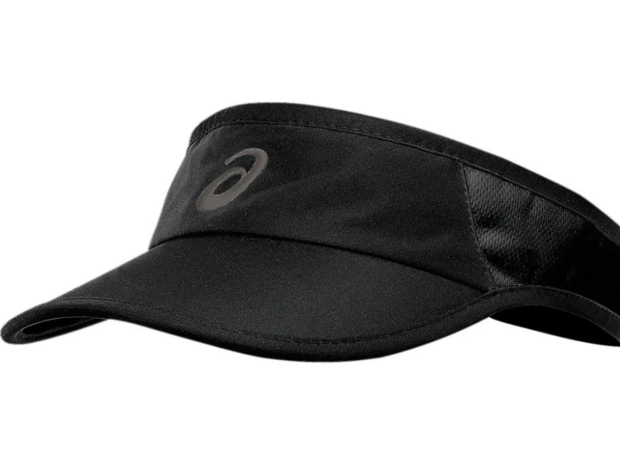 ASICS Unisex MAD DASH VISOR Cap - Black (Blk/Blk) - Running & Sports Hat