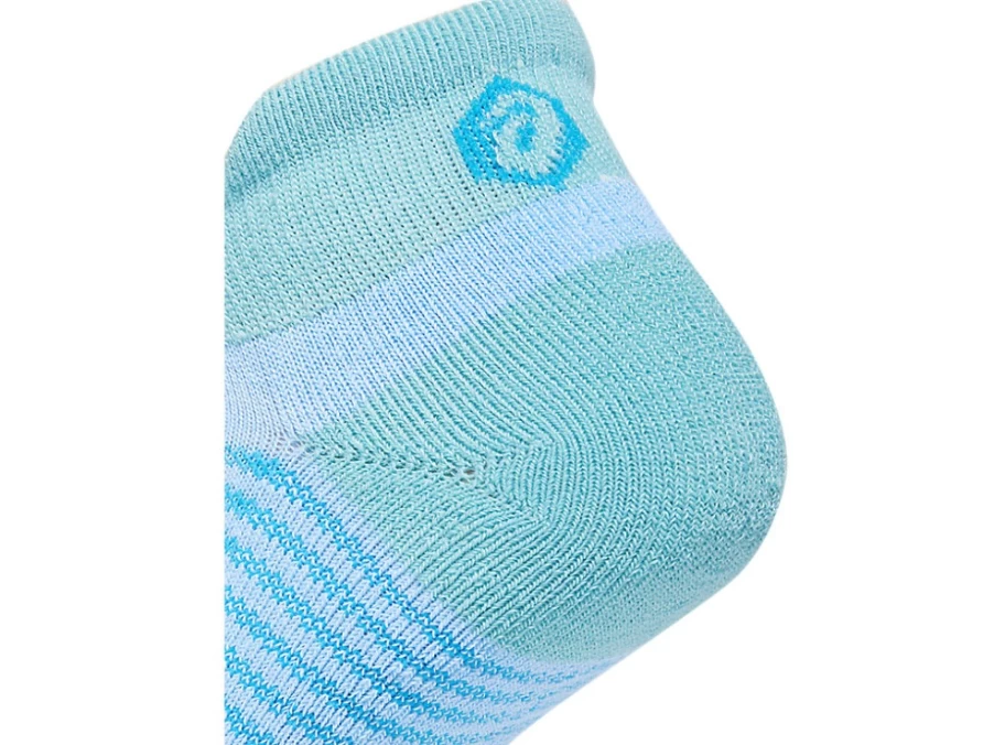 ASICS Women's Cushion Low Cut Socks (3 Pack) - Digital Aqua/Aqua Angel/Digital Grape