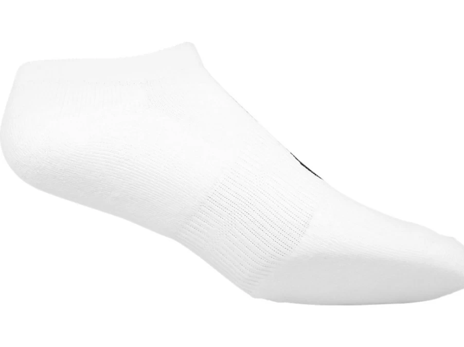 ASICS Women's Brilliant White No Show Socks 6-Pack - Comfortable Low Cut Invisible Athletic Socks